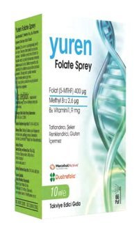 Yuren Methyl B12 B6 Vitamin Aromasız Yetişkin Vitamin 10 ml