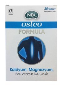 Nbl Osteo Formula Aromasız Yetişkin Vitamin 30 Tablet