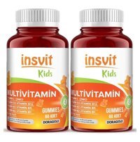 İnsvit Kids Multivitamin Bitki Ekstralar Çocuk Vitamin 60 Kapsül