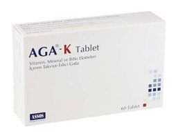Assos Aga-K Bitki Ekstralar Yetişkin Vitamin 60 Tablet