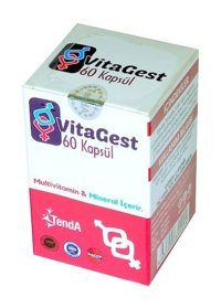 Vitagest Multivitamin Multimineral Aromasız Yetişkin Vitamin 60 Kapsül
