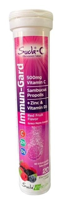 Suda-C Immun Gard Meyveli Yetişkin Vitamin 20 Tablet