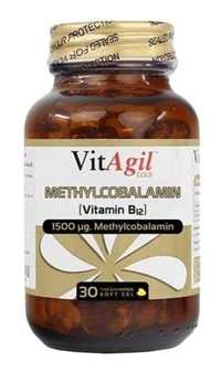 Vitagil Gold Methylcobolamin Vitamin B12 Aromasız Yetişkin Vitamin 30 Kapsül