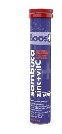 Boos+ Sambuca Mürver - Çilek - Ahududu Yetişkin Vitamin 20 Tablet