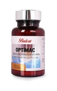 Tabia Optimac Gözotu Ekstratı Yetişkin Vitamin 60 Kapsül