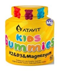 Atavit Kids Aromasız Çocuk Vitamin 60 Tablet
