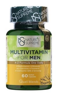 Nature'S Supreme Multivitamin For Men Aromasız Yetişkin Vitamin 60 Kapsül