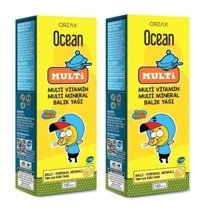 Ocean Multi Ballı Portakal Yetişkin Vitamin 2x150 ml