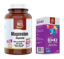Ncs Zma - Vitamin D3 K2 Aromasız Yetişkin Vitamin 180 Tablet