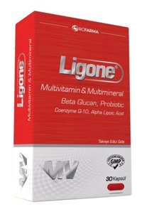Ligone Beta Glucan Aromasız Yetişkin Vitamin 30 Kapsül