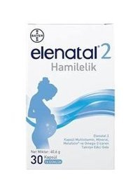 Bayer Elenatal Aromasız Yetişkin Vitamin 30 Kapsül