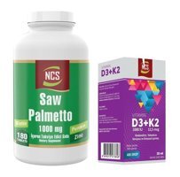 Ncs Saw Palmetto Biotin Zinc - Ncs Vitamin D3 K2 Aromasız Yetişkin Vitamin 180 Tablet