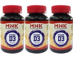 Mnk Vitamin D3 Aromasız Yetişkin Vitamin 3x120 Kapsül