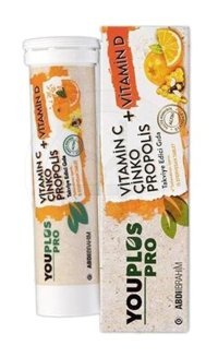 Abdi İbrahim Youplus Portakallı Yetişkin Vitamin 15 Tablet