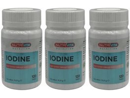 Nutrivita Iodine Aromasız Yetişkin Vitamin 3x120 Tablet