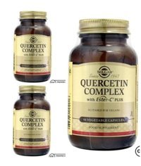 Solgar Quercetin Complex Ester C Plus Aromasız Yetişkin Vitamin 3x50 Tablet