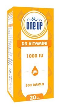 One Up D3 Vitamini Aromasız Yetişkin Vitamin 20 ml