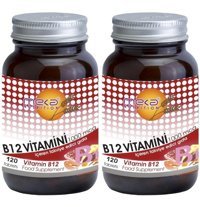 Meka Nutrition B12 Aromasız Yetişkin Vitamin 2x120 Tablet