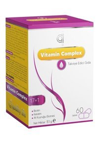 Quality Life Vitamin Complex Bitki Ekstralar Yetişkin Vitamin 60 Tablet