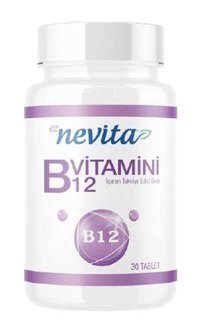 Eznevita Vitamin B12 Aromasız Yetişkin Vitamin 30 Kapsül