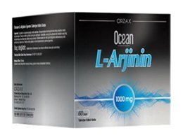 Ocean L-Arjinin Aromasız Yetişkin Vitamin 60 Şase