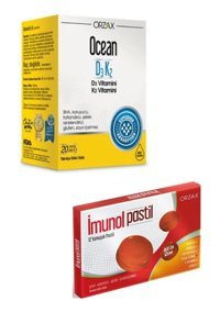 Ocean D3 K2- Orzax Imunol Aromasız Yetişkin Vitamin 20 ml