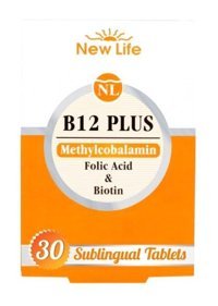 New Life B12 Plus Methylcobalamin Aromasız Yetişkin Vitamin 30 Tablet