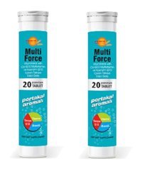 Force Nutrition Multiforce Efervesan Aromasız Yetişkin Vitamin 2x20 Tablet