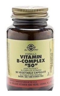 Solgar Formula Vitamin B Complex Aromasız Yetişkin Vitamin 50 Kapsül