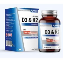 Apexis Vitamin D3 Aromasız Yetişkin Vitamin 30 Kapsül