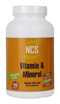 Ncs Vitamin Mineral Multivitamin Aromasız Yetişkin Vitamin 180 Tablet