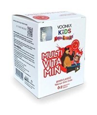 Voonka Kids Maşa Ve Koca Ayı Multivitamin Çilekli Yetişkin Vitamin 62 Tablet