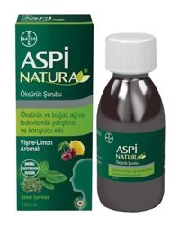 Aspi Natura Öksürük Limon - Vişne Yetişkin Vitamin 120 ml