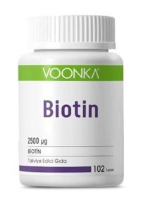 Voonka Biotin Aromasız Yetişkin Vitamin 102 Tablet