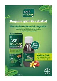 Aspi Natura Kids Öksürük Vanilya - Çilek Çocuk Vitamin 120 ml