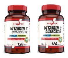 Nevfix Vitamin C Aromasız Yetişkin Vitamin 2x120 Tablet