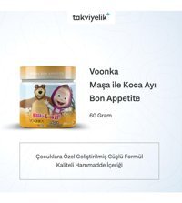 Voonka Maşa Ile Koca Ayı Mişka Bon Appetite Çikolata - Muz Yetişkin Vitamin 32 Tablet
