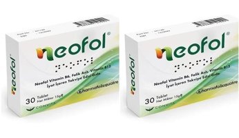 Neofol - Aromasız Yetişkin Vitamin 2x30 Tablet