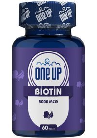 One Up Biotin Aromasız Yetişkin Vitamin 60 Tablet