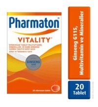 Pharmaton Vitality Aromalı Yetişkin Vitamin 20 Tablet