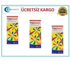 Vitasanol Multivitamin Multimineral Aromasız Yetişkin Vitamin 3x250 ml