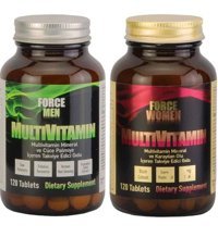 Force Nutrition Men Women Aromasız Yetişkin Vitamin 240 Tablet