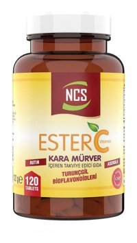 Ncs C Vitamini Kara Mürver Karamürverli Yetişkin Vitamin 120 Tablet