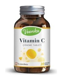 Voonka Vitamin C Portakallı Yetişkin Vitamin 20 Tablet