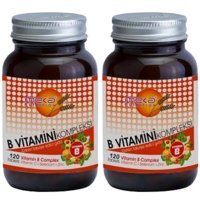Meka Nutrition B Complex Vitamin C Selenium Aromasız Yetişkin Vitamin 2x120 Tablet