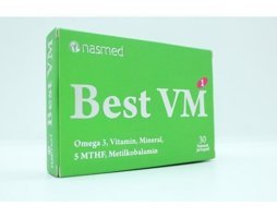 Nasmed Best Vm1 Omega 3 Aromasız Yetişkin Vitamin 30 Kapsül