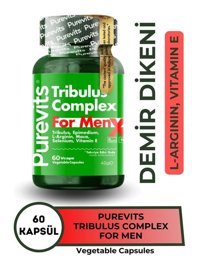 Purevits Tribulus For Men Complex Aromasız Yetişkin Vitamin 60 Kapsül