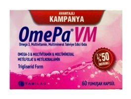 Omepa Vm Aromasız Yetişkin Vitamin 2x30 Kapsül