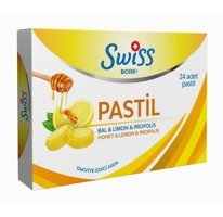 Swiss Bork Pastil Limonlu Yetişkin Vitamin 24 Pastil
