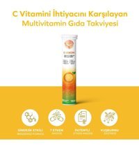 Negans C-Vixon Portakallı Yetişkin Vitamin 20 Tablet